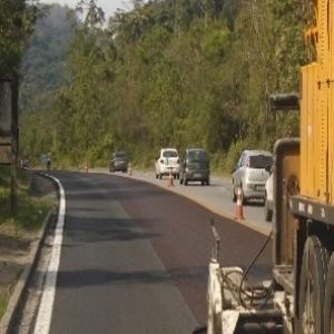 Concessionária Tamoios prossegue com obras de revitalização do pavimento em trecho de Serra da Rodovia dos Tamoios