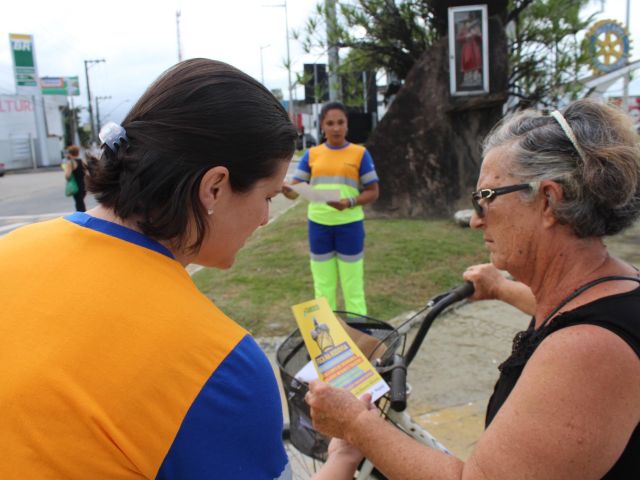 Tamoios apoia o Maio Amarelo com ação para motoristas e pedestres