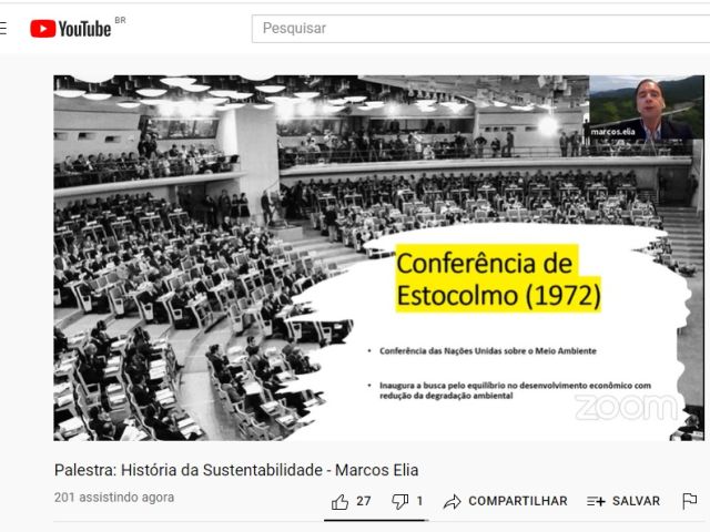 Concessionária Tamoios realiza palestra sobre história da sustentabilidade na Univap