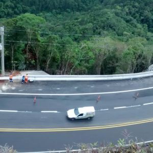 Concessionária Tamoios finaliza obras de alargamento de 5ª curva no trecho de Serra