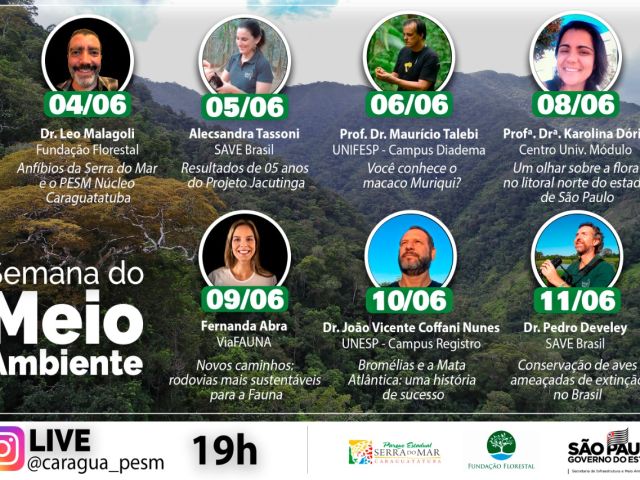 Parque Estadual da Serra do Mar promove Semana do Meio Ambiente