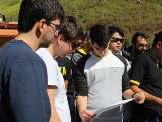 Alunos da USP visitam as obras de duplicação do trecho de Serra e taludes da Rodovia dos Tamoios