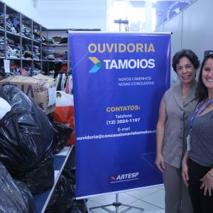 Concessionária Tamoios realiza mais doações da Campanha do Agasalho 2018