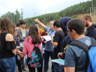Alunos da USP São Carlos visitam obras de duplicação do trecho de Serra da Tamoios