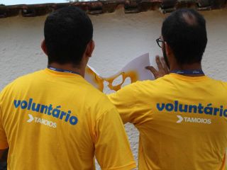 Tamoios realiza ação voluntária em canil de Paraibuna