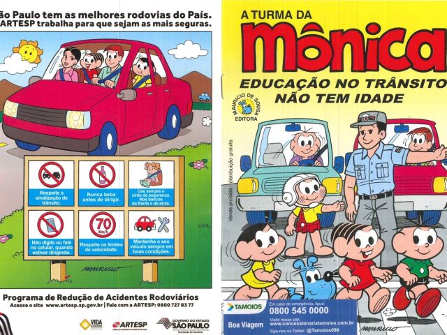 Concessionária Tamoios distribui gibis da Turma da Mônica no Dia das Crianças